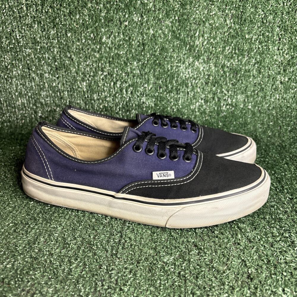 VANS Authentic Pro Womens Size 10 Canvas Sneakers Black Purple Comfort Casual